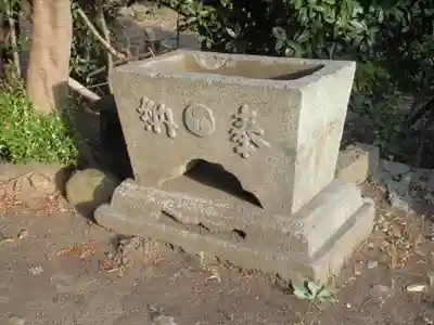 白山神社の手水舎