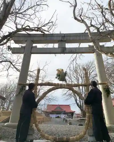 釧路一之宮 厳島神社の鳥居