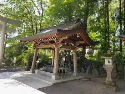 富士山東口本宮 冨士浅間神社の手水舎