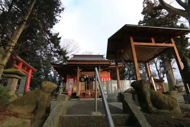 阿久津「田村神社」(郡山市阿久津町)旧社名:伊豆箱根三嶋三社の本殿・本堂