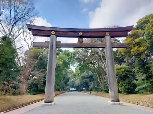 明治神宮の鳥居