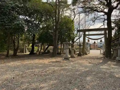 宇氣比神社の鳥居