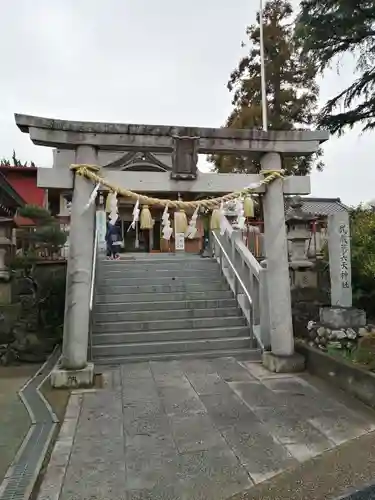 武蔵第六天神社の鳥居