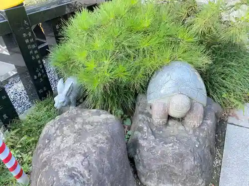 亀ケ池八幡宮の狛犬