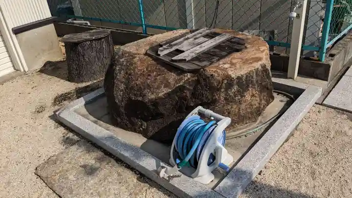 村上帝社の手水舎