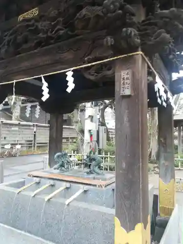 大國魂神社の手水舎