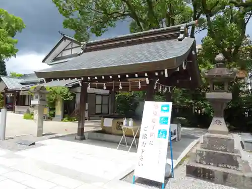 本渡諏訪神社の手水