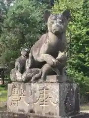 女化神社の狛犬