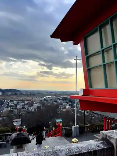 足利織姫神社の景色