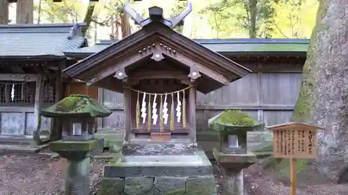 諏訪大社の末社・摂社