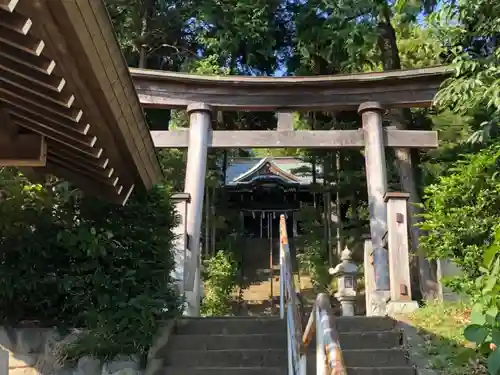 西八朔杉山神社の鳥居