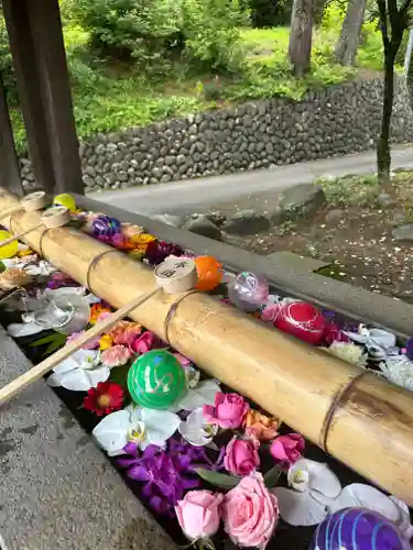 群馬県護国神社の手水舎