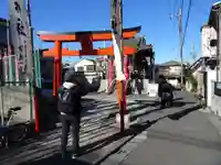 白魚稲荷神社の鳥居