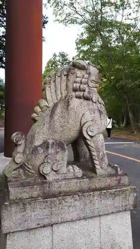 宮城縣護國神社の狛犬