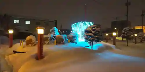 旭川銀座弁天神社の像