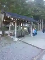 諏訪大社の手水舎