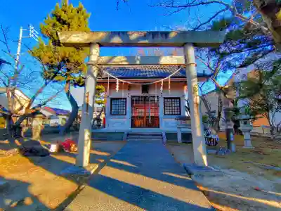神明社(土田)の鳥居