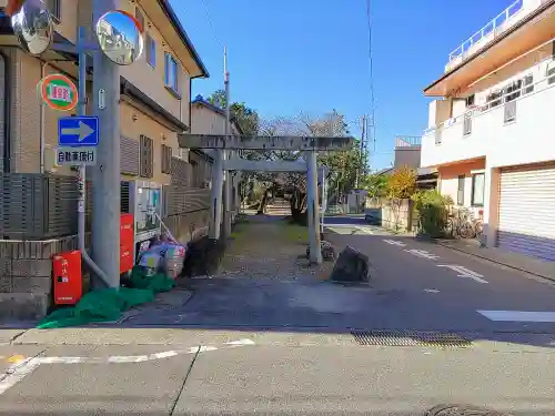 高畑神明社（九之坪神社）の鳥居