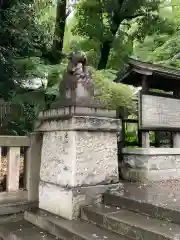 調神社の狛犬