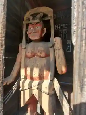 永福寺　童子堂の像