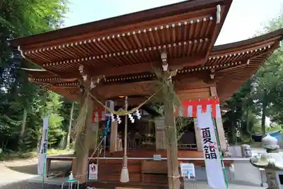 阿久津「田村神社」(郡山市阿久津町)旧社名:伊豆箱根三嶋三社の本殿・本堂