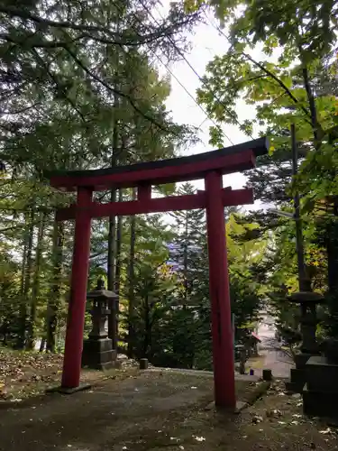 倶知安神社の鳥居