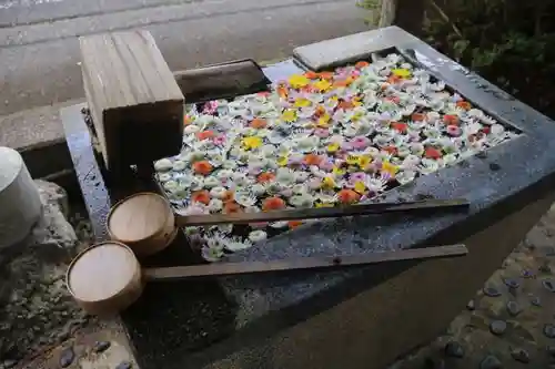  岳温泉神社 の手水