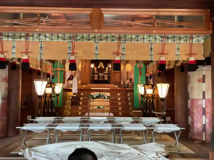 溝旗神社(肇國神社)の本殿・本堂