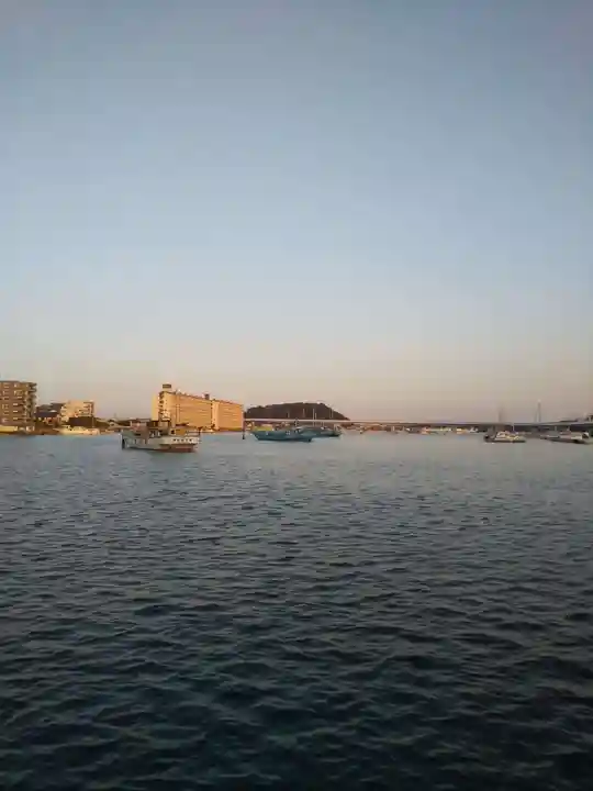 琵琶島神社の景色