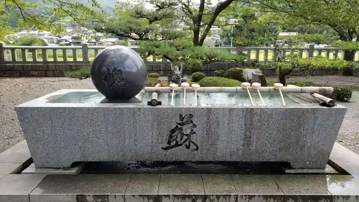 大斎原(熊野本宮大社旧社地)の手水舎