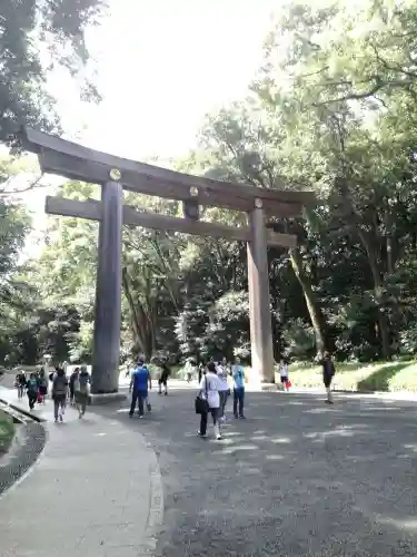 明治神宮の鳥居