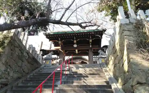 鷲尾愛宕神社の山門