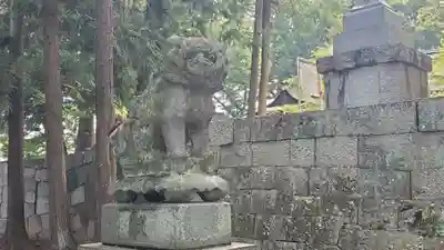 大井俣窪八幡神社の狛犬