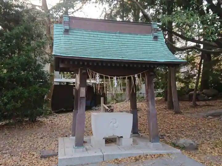 川関神社の手水舎