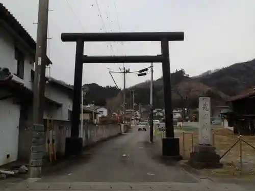 鬼石神社の鳥居