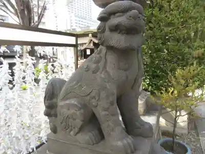 白鬚神社の狛犬