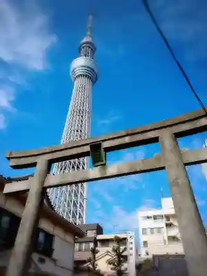 押上天祖神社の鳥居