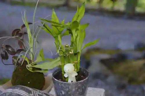 尻岸内八幡神社の手水