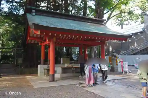 鹿島神宮の手水舎