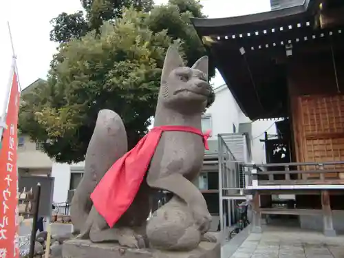 三輪里稲荷神社の狛犬