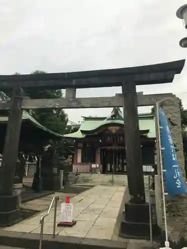 鮫州八幡神社の鳥居