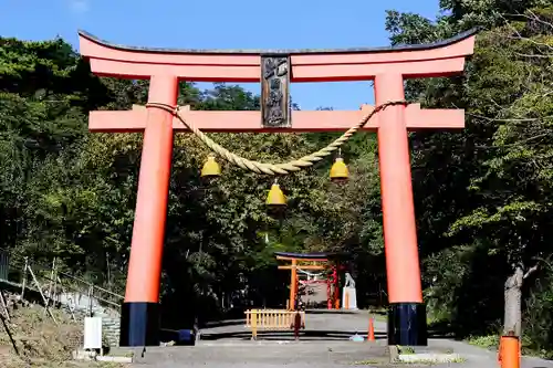 虻田神社の鳥居