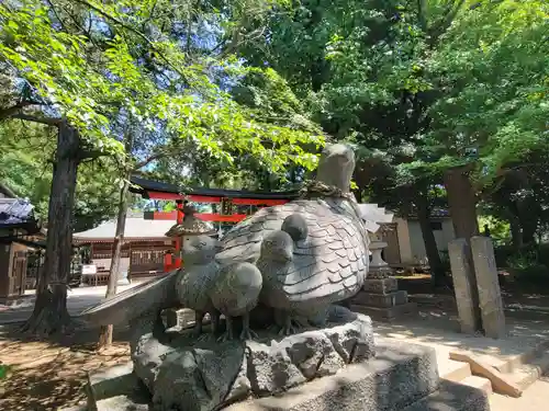 大谷場氷川神社の狛犬