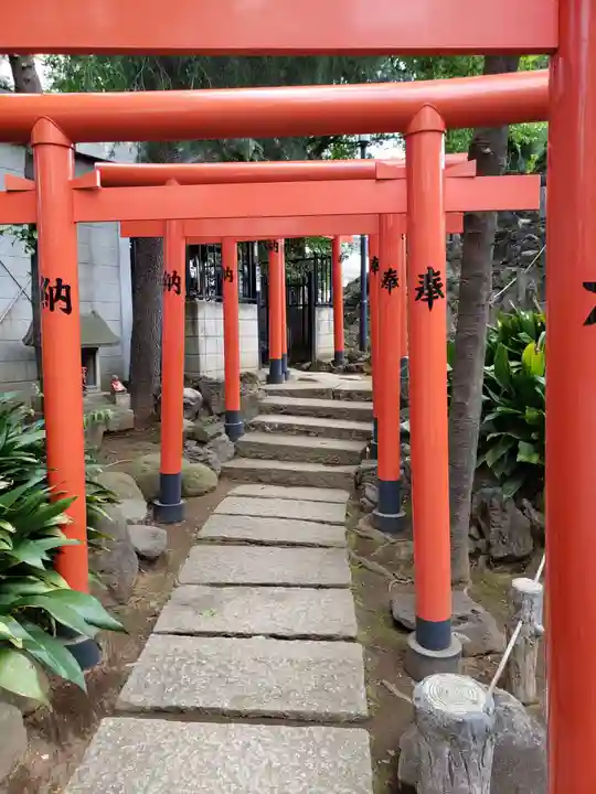 鳩森八幡神社の鳥居