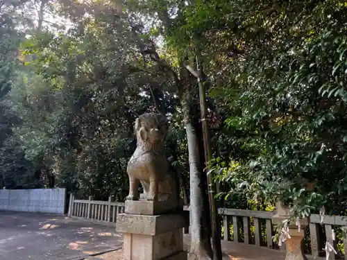 野間神社の狛犬