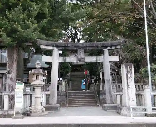 五所神社の鳥居