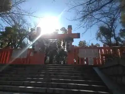 難波大社 生國魂神社の鳥居