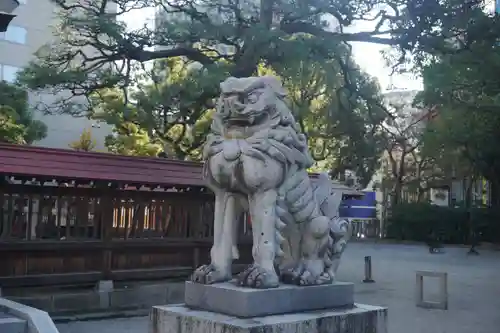 警固神社の狛犬