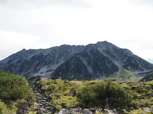 雄山神社峰本社の景色