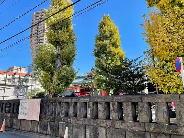 麻布氷川神社の自然
